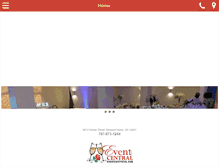 Tablet Screenshot of eventcentralva.com
